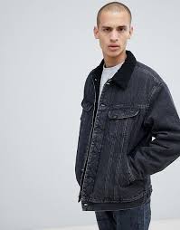 Lee Sherpa Denim Jacket Black Stone Borg Denim Jacket Denim Jacket Black Denim Jacket