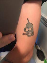 Thought this should go here. Bender tattoo I got a while ago. : r/futurama
