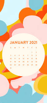 January 2021 Calendar Wallpaper - Sarah Hearts