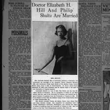 Philip Shultz & Elizabeth Hill married 1943