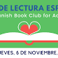 Spanish Book Club for Adults event in Georgetown, TX