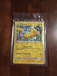 The happy meal box itself also looks like pikachu, and plus it also has either stickers, a trading card box or frame. Another Awesome Error Card From Mcdonalds Pokemontcg