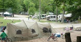 Ludington State Park Camp Ground The Park Is Between Lake Michigan And Lake Hamlin And Inl Camping In Washington State Affordable Vacations Camping And Hiking