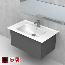 Blue Etajerli Lavabo 50 Cm Turkuaz Seramik Lavabolar Turkuaz Seramik