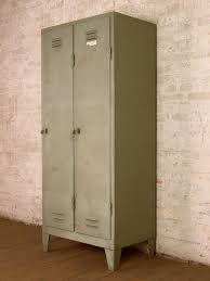 Alter Fabrik Metallschrank Wardrobe Spind Vintage Industrie Design Loft Schrank Loft Schrank Metallschranke Spind