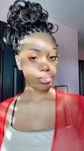 Pageant Updo Braids Black Girl