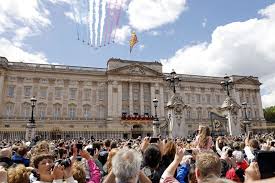 London >> fresh from charming leaders at the group of seven summit, queen elizabeth ii was back at her residence at windsor castle on saturday to view a military parade to mark her official birthday. Queen Elizabeth Ii Celebrates Her 93rd Birthday With Trooping The Colour Parade New York Daily News