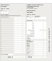 Filling out a business deposit slip. Are Your Writing Bank Deposits By Hand Still Thinkeasy
