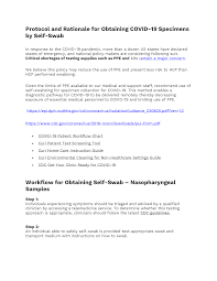 Https Curi Com Wp Content Uploads 2020 03 Practice Example Protocol For Patient To Obtain Nasopharyngeal Self Swab For Covid 19 Testing Pdf