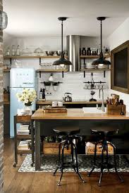 50 Best Small Kitchen Design Ideas And Decor 43 Industrial Decor Kitchen Small Apartment Kitchen Kitchen Design Small