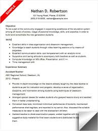 Get the right assistant teacher job with company ratings & salaries. Resume For Teacher Assistant Examples Sample With Experience Aide Hudsonradc