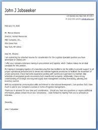 Logistics Cover Letter Example Resume Downloads Sample Resume Cover Letter Cover Letter For Resume Job Cover Letter