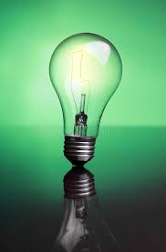 Glowing Lightbulb A Glowing Lightbulb On A Reflective Surface With A Green Back Sponsored Glowing Lightbulb Glowing Re Light Bulb Glow Novelty Lamp