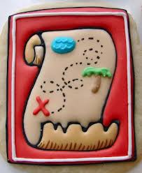 Treasure Map Pirate Cookies Pretty Cookies Fancy Cookies