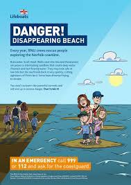 See more ideas about safety posters, workplace safety, health and safety poster. Rnli Warns Of The Dangers Of Tidal Cut Off In Norfolk Rnli