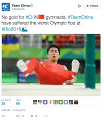 That means rio 2016 is the nation's most successful 'away' games in history. China Suffers Worst Olympics In Decades Drops To 3rd In Medal Count Thatsmags Com