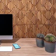 Accent walls are a great way to add texture and character to your space. Geometric Wooden Panels Are A Trending Interior Design Wall Feature
