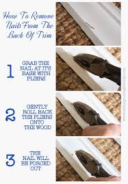 How To Remove Nails From Trim How To Remove Shine Your Light Trim