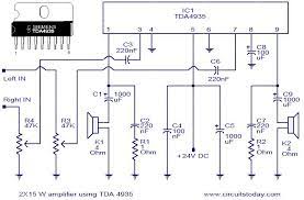 Alarm, amplifier, digital this is the circuit diagram of drinking water alarm based a small water sensor by using aluminium foil. 2x15 Watt Stereo Amplifier Using Tda4935
