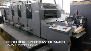On trademachines.com you can find 630 offers of used offset printing machines for sale or on auction worldwide. Heidelberg Speedmaster Sm 74 4ph Offset Printing Machine Youtube