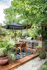 Boho Patio Refresh Place Of My Taste Boho Patio Backyard Patio Tropical Patio