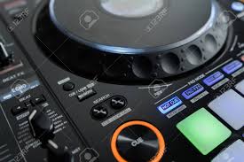 Dj music mixer is an efficient software that is recommended by many windows pc users. Close Up Dj Mixer Player And Sound Console For House Music Party Dj Controller For Mixing Music And Colorful Light In Nightclub Disc Jockey Panel And Mixing Deck At Dance Party Stock