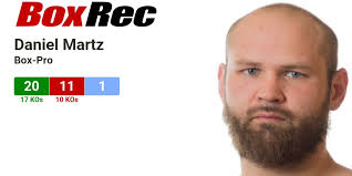 BoxRec: Daniel Martz