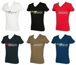 3 la collection des mille et une nuit. T Shirt Col V Manches Courtes Homme Emporio Armani Article 110810 9p516 Ebay