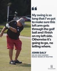 Pga Tour Champions John Daly Has A Unique Warm Up Routine Facebook