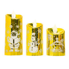 This pillar 3 piece glass candle holder set will add a special touch to any space. Buy Christmas Flickering Flameless Candle Led Tealights Lamp Battery Operated Table Lantern For Indoor Festive Home Decoration At Affordable Prices Price 4 Usd Free Shipping Real Reviews With Photos Joom