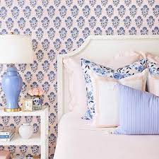 Clara Lamp In French Blue In 2021 Girls Room Wallpaper Blue Wallpaper Bedroom Girls Blue Bedroom