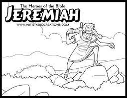 Original artwork hand drawn with a brush pen by jeremiah ketner. The Heroes Of The Bible Coloring Pages Jeremiah Bible Coloring Sunday School Coloring Pages Bible Coloring Pages