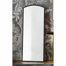Modern arched shape framed black standing mirror full length floor mirror. Higgins Full Length Arched Antique Black Rustic Metal Leaner Mirror 150cm X 60cm 5059413256639 Ebay