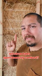 Will our straw bales spontaneously combust? #naturalbuilding #offgridliving  #ourselfreliantlife #firehazard #strawbalehouse