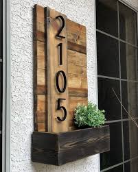 15 Creative House Number Ideas To Improve Curb Appeal Demian Dashton Blog Wood Projects For Beginners Diy Wood Projects Home Diy