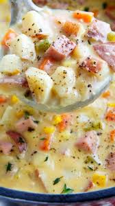 Ham And Potato Corn Chowder Recipe Fall Soup Recipes Recipes Easy Soup Recipes