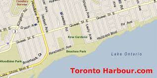 The Beaches Toronto Map Toronto Beaches | Toronto Beaches Maps, Directions From Your Location ....