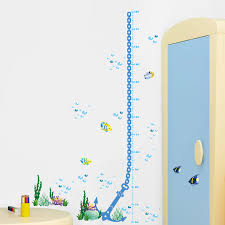 Us 1 93 20 Off Anchor Height Ruler Home Decoration Sticker Wallpaper Kids Height Chart Wall Sticker Home Decor Cartoon In Wall Stickers From Home