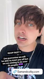 RSVP NOW to guarantee your spot in line, Go to samandcolby.com/meet for  more details and to RSVP, #samandcolby #samgolbach #colbybrock #dumbandwise  #colbybrocksecret #xplr #xplrmerch #meetandgreet ...