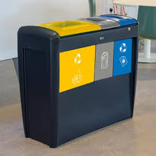 Poubelle De Tri Selectif Nexus Evolution Trio 3 Bacs