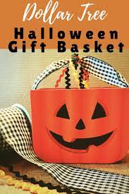 Diy Dollar Tree Halloween Gift Basket Halloweengoodies Halloween Halloweengiftbasket Lynniemlo Dollar Tree Halloween Halloween Gift Baskets Halloween Gifts