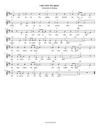Maybe you would like to learn more about one of these? Hymn I Will Enter His Gates