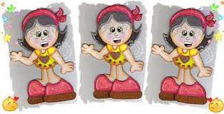 El Baul De Bertha Manualidades Nina Daniela Naranja En Foami O Goma Eva Ninos En Foamy Animales En Foamy Gomitas