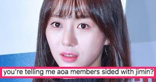 Mina's colleagues at aoa also looked surprised. Fans Are Extremely Disappointed In Other Aoa Members For Allegedly Enabling Former Aoa Member Jimin S Bullying Of Mina Koreaboo