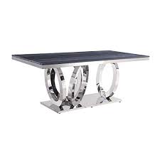 Maybe you would like to learn more about one of these? Must Have Acme Furniture Nasir Dining Table Gray Printed Faux Marble Mirrored Silver Finish From Acme Furniture Accuweather Shop