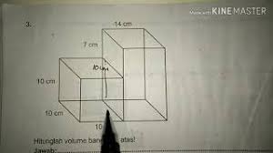 Dengan mengatahui volume kubus dan balok maka perbandingan volume keduanya vkubus : Contoh Soal Cara Menghitung Volume Bangun Gabungan Kubus Cute766