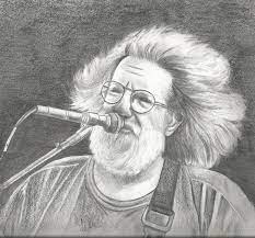 A Pencil Drawing Of Jerry Garcia By Lisam Pencil Drawings Drawings Jerry Garcia