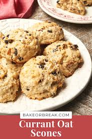 Currant Oat Scones Recipe Oat Scones Baking Breakfast Treats