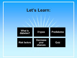 Check spelling or type a new query. Signs Symptoms And Prevention Tips Let S Learn What Is Diabetes 3 Typesprediabetes Risk Factors Decrease Your Chances Quiz Ppt Download