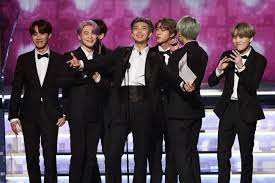Their latest hit song dynamite was nominated for the best pop duo/group performance category, alongside stars like lady gaga and taylor swift. Bts In 2021 Could They Finally Win Themselves A Grammy Award Film Daily